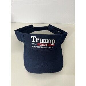 "Trump WON 2020" Embroidered Visor Red or Blue Souvenir Cap / Hat